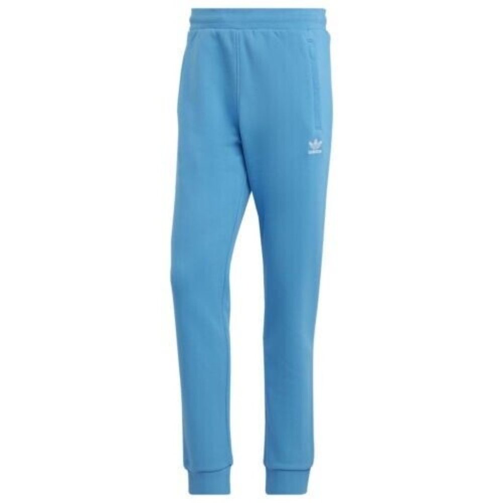 Adidas Originals Men's Essentials Fleece Trefoil Blue Joggers HZ8518 Sz M - XXL